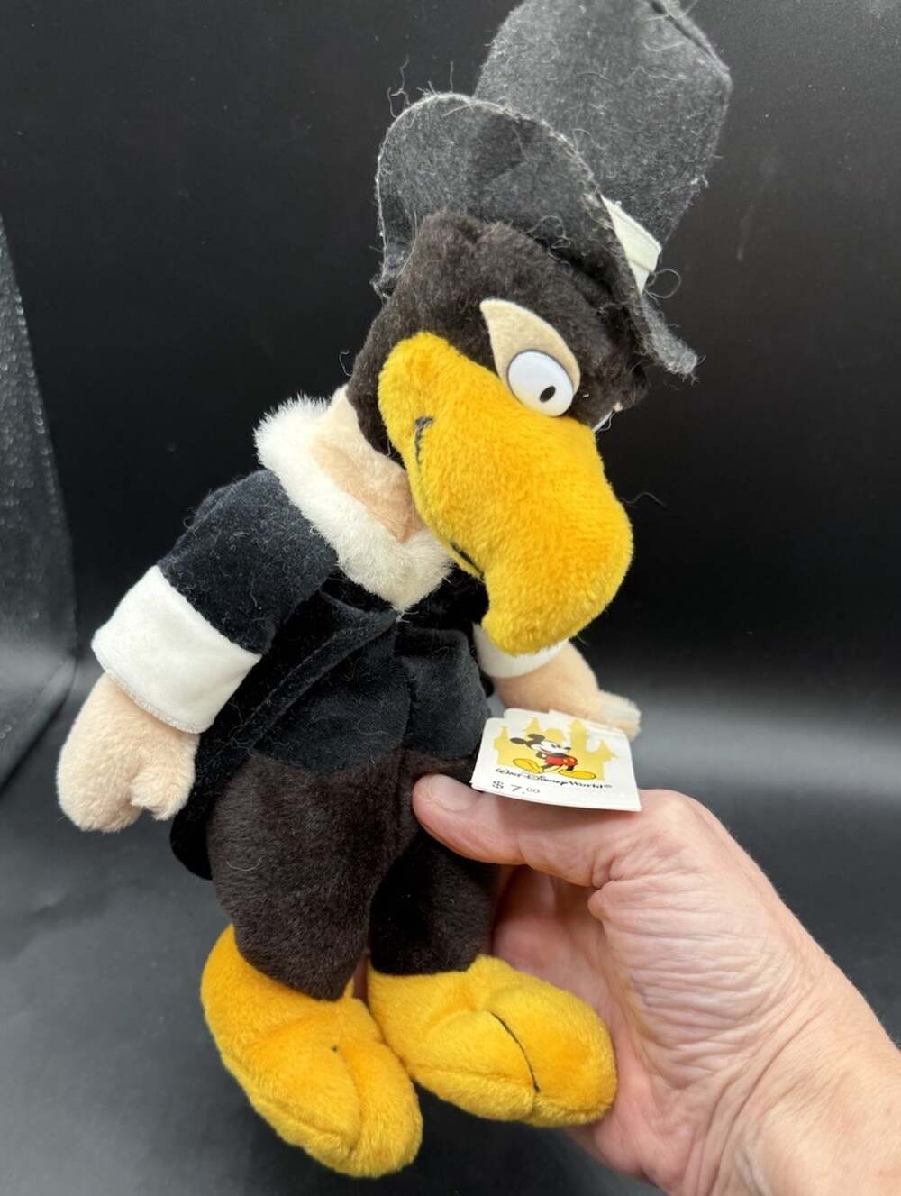 Rare Disney Beanie Mini Bean Bag Plush-Vulture-Song of The South-NEW with TAGS